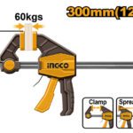 Sargento Automático Ingco 12 Pulgadas 60kg Prensa Rápida