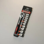 Juego Tubos Crique 3/8 Cr-v 12pz Hasta 22mm Con Extensión - Imagen 3