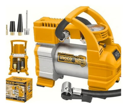 Compresor de aire para auto Ingco 12v 140psi portátil Maxion Tools.